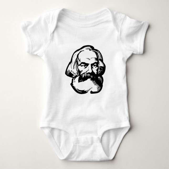 Body Para Bebê Karl Marx (Frente)
