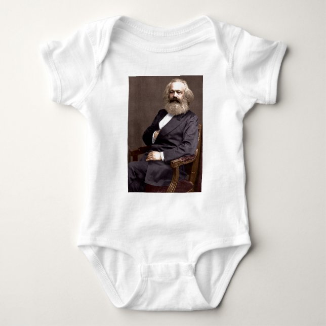 Body Para Bebê Karl Marx (Frente)