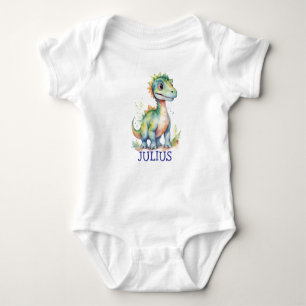 Body Para Bebê Kawaii Dino Baby Nursery Doce Doce Presente Pré-Hi
