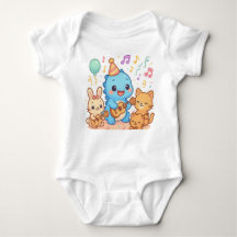 Kawaii Dinosaur Kids Party Design - Cute Dino