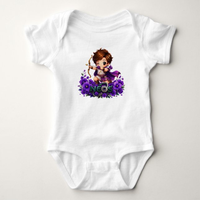 Body Para Bebê Kawaii Zodíaco Neos Sagitário (Frente)