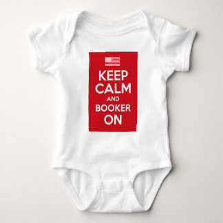BODY PARA BEBÊ KEEP CALM AND CARRY ON, CORY BOOKER, DEMOCRATIC