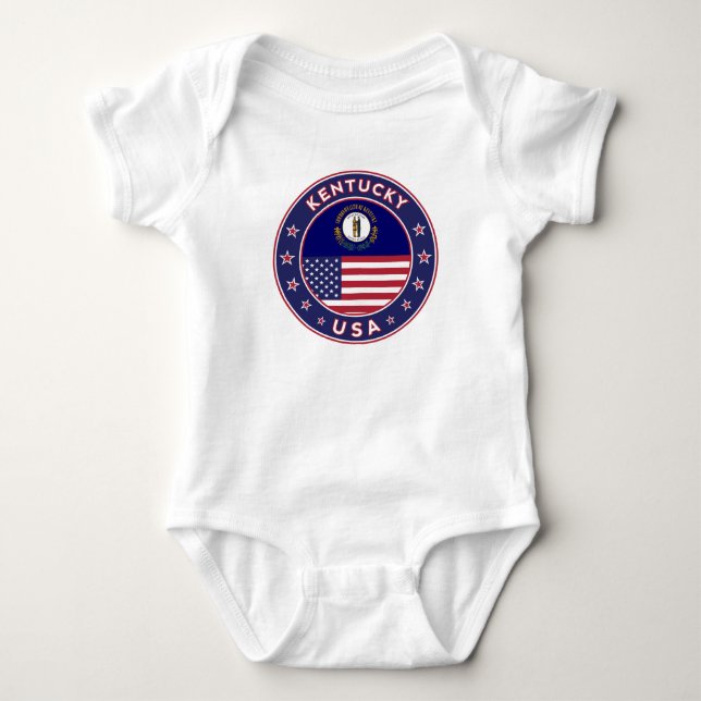 Body Para Bebê Kentucky (Frente)