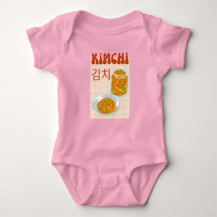 Body Para Bebê kimchi fofo