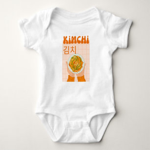 Body Para Bebê kimchi fofo