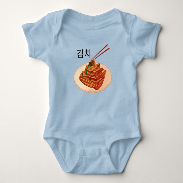 Body Para Bebê kimchi fofo (Frente)