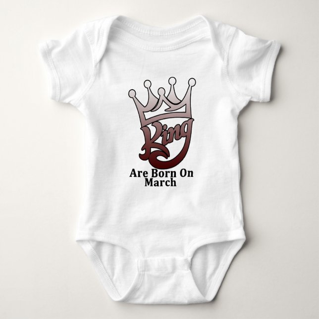 Body Para Bebê King é nascer na marcha (Frente)