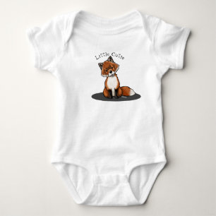 Body Para Bebê KiniArt Cute Fox Baby Bodycase