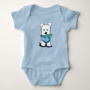Body Para Bebê KiniArt Westie Bestie Baby Bodycase