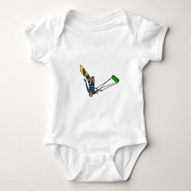 Body Para Bebê kitesurfer (Frente)
