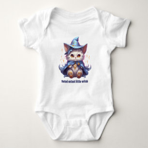 Body Para Bebê Kitten da Bruxa Azul do Halloween