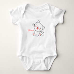 Body Para Bebê Kitten Personalizado