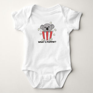 Body Para Bebê Koala Popcorn Whats Poppin Funny Koalas