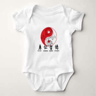 Body Para Bebê Kung Fu