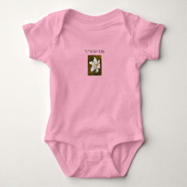 Body Para Bebê "L" é para bodysuit infantil Lily