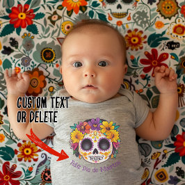 Body Para Bebê 🌹La Catrina Tributo ao Dia de Muertos 🌹