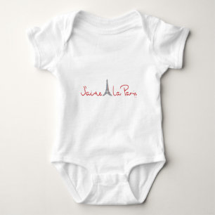 Body Para Bebê La Paris de J'aime (amor Paris de I)