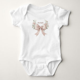 Body Para Bebê Laço Coquette