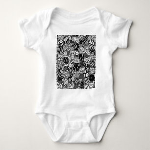 Body Para Bebê laço gótico