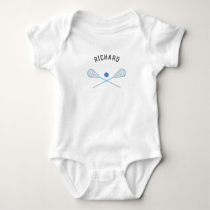 Body Para Bebê Lacrosse Baby   Nome de Lacrosse Personalizado