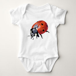 Body Para Bebê Lady bug Drawing Jersey Bodycase