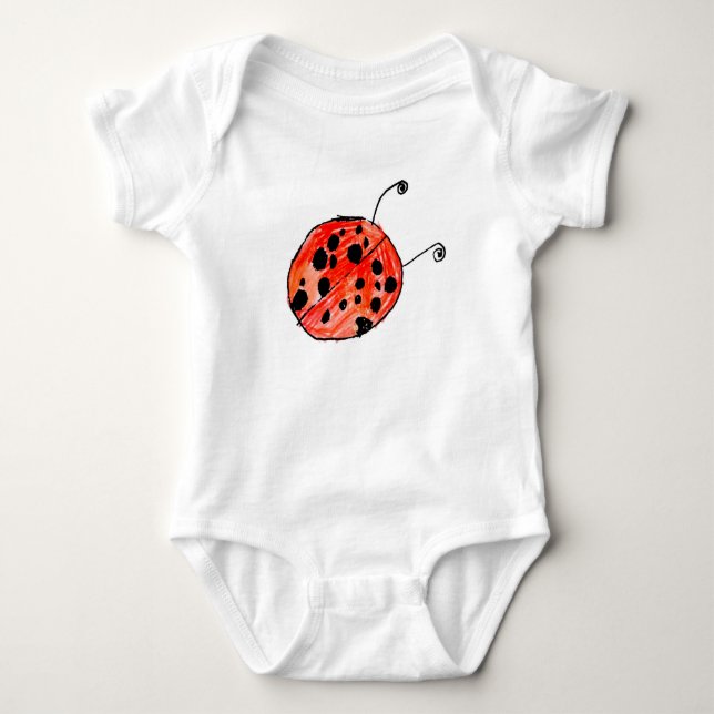 Body Para Bebê Ladybug (Frente)