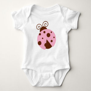 Body Para Bebê Ladybug, Ladybug Rosa, Ladybug Cute, Ladybug