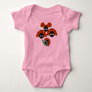 Body Para Bebê Ladybugs Baby Bodycase