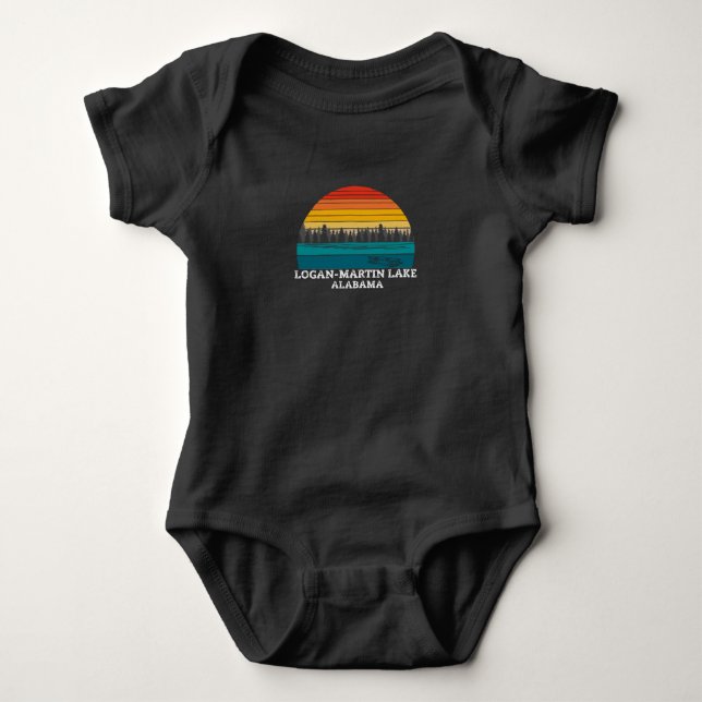 Body Para Bebê Lago Logan-martin Alabama (Frente)