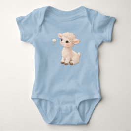 Body Para Bebê Lamb Baby Bodysuit – Soft Farm Baby Outfit