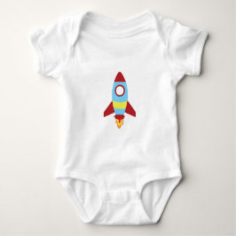 Body Para Bebê Lançamento de Nave Espacial Foguete