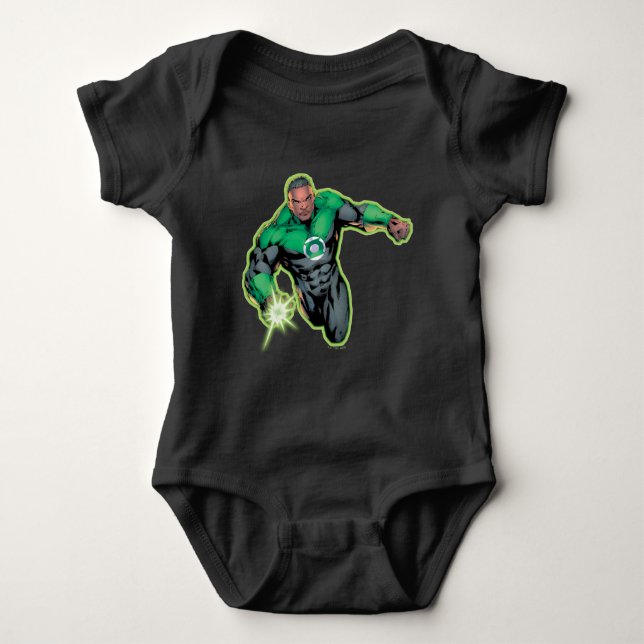 Body Para Bebê Lanterna Verde John Stewart (Frente)