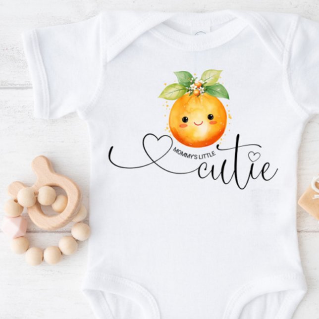 Body Para Bebê Laranja Cutiezinha da Mamãe (Criador carregado)