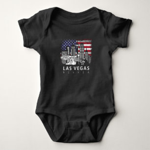 Body Para Bebê Las Vegas Nevada Flag