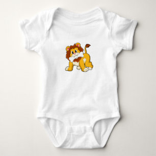 Body Para Bebê Leão com Osso