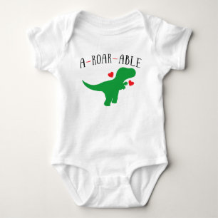 Body Para Bebê Leeper de macarrão de dinossauro bonito