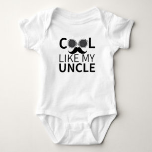 Body Para Bebê Legal Como Meu Tio Legal Para Bebês Corpo De Bebê