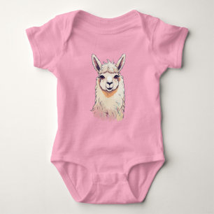 Body Para Bebê Legal Cute Llama