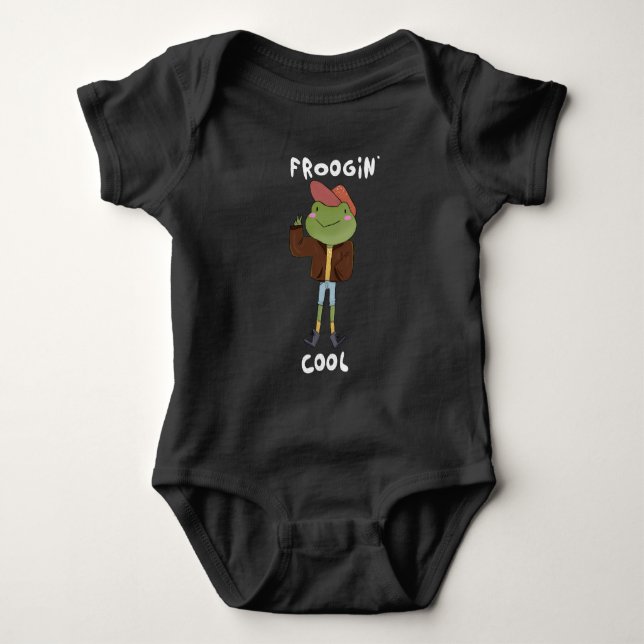 Body Para Bebê Legal: Ícone de moda do pântano (Frente)