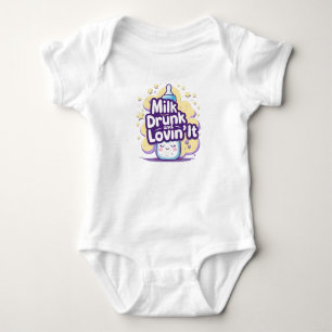 Body Para Bebê Leite Bebado e Lovin’ It - Cute Baby Cote