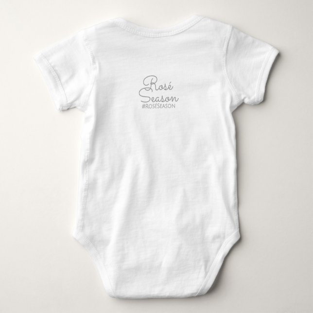 Body Para Bebê Leite é para bebês Passam o Broche Baby Outfit (Verso)