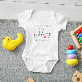 Body Para Bebê Lembrança Meu Irmão No Céu