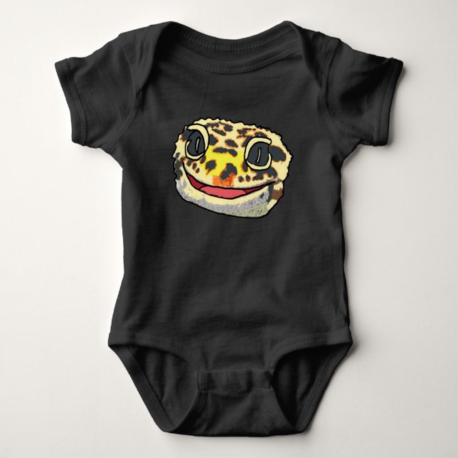 Body Para Bebê Leopard Gecko (Frente)