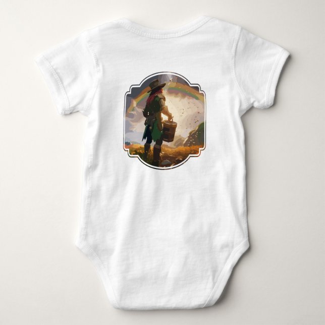 Body Para Bebê Leprechaun Hideaway (Verso)