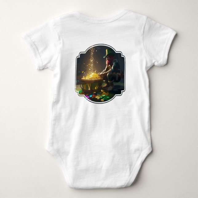 Body Para Bebê Leprechaun Hideaway (Verso)