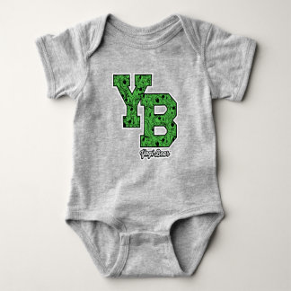 Body Para Bebê Letras de Corveta com o Padrão do Urso Yogi