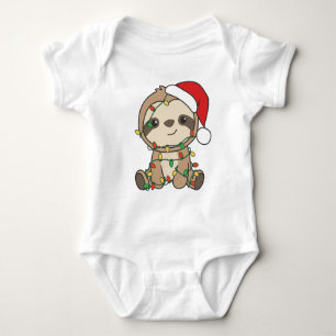 Body Para Bebê Leve Natal Animais de Inverno Leves