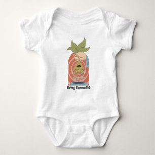 Body Para Bebê "Leve Protetores de Ouvido!" Gráfico do Mandrake G
