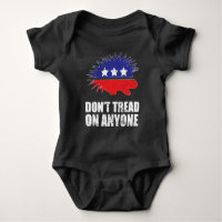 Libertarian Porcupine logótipo Don't Tread on