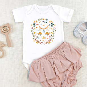 Body Para Bebê Libra Bebê Um Pedaço - Símbolo Zodiac Beleza Equil